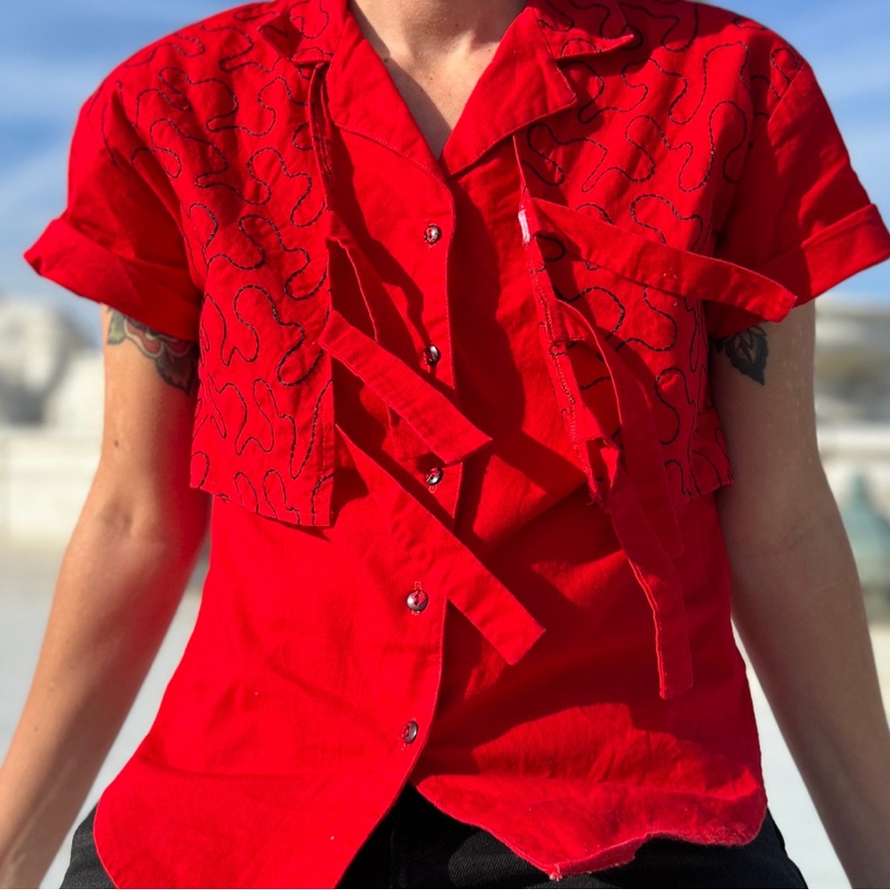1980s Western Shirt